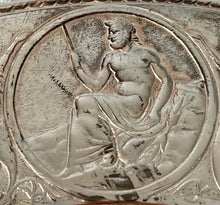 Victorian Silver Plated Neoclassical Dish, Attributed to Elkington, circa 1870 - 1880.