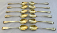 Georgian, George III, Thirty Six Piece Silver Gilt Dessert Service. London 1790/91.