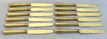 Georgian, George III, Thirty Six Piece Silver Gilt Dessert Service. London 1790/91.