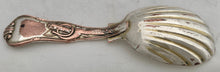 19th Century Silver Plate on Copper Stag Hunt Caddy Spoon, After Thomas Stothard.