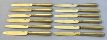 Georgian, George III, Thirty Six Piece Silver Gilt Dessert Service. London 1790/91.