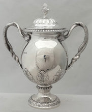 George V Silver Cup & Cover. London 1926 Wakely & Wheeler. 18.6 troy ounces.