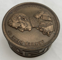Death of the Duke of Wellington Obverse of the 1852 Allen & Moore Medal Paperweight.