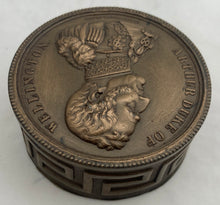 Death of the Duke of Wellington Obverse of the 1852 Allen & Moore Medal Paperweight.