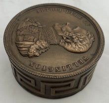 Death of the Duke of Wellington Obverse of the 1852 Allen & Moore Medal Paperweight.