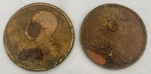Charles James Fox Gilt Copper Clichés of the 1806 Medal by T. Webb for Thomason & Jones.