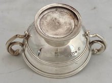 Edwardian Cased Set of Four Silver Trophy Cup Salts. Birmingham 1907 William Hutton & Sons Ltd. 5.7 troy ounces.
