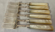 Georgian, George III, Silver & Mother of Pearl Dessert Cutlery for Six. Sheffield 1812.