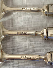 Georgian, George III, Silver & Mother of Pearl Dessert Cutlery for Six. Sheffield 1812.