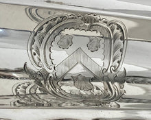 Georgian, George III, Silver Inkstand, Arms of Colby. London 1813/14 Joseph Craddock & William Ker Reid. 49.8 troy ounces.