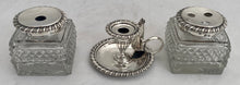 Georgian, George III, Silver Inkstand, Arms of Colby. London 1813/14 Joseph Craddock & William Ker Reid. 49.8 troy ounces.