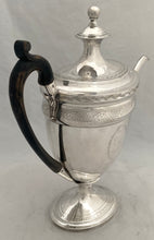 Georgian, George III, Provincial Silver Coffee Pot. Newcastle 1801 John Langlands II. 25 troy ounces.