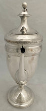 Georgian, George III, Provincial Silver Coffee Pot. Newcastle 1801 John Langlands II. 25 troy ounces.