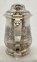 Georgian, George II, Silver Lidded Tankard. London 1759 Robert Albin Cox. 24 troy ounces.
