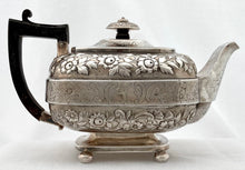 Georgian, George III, Silver Teapot. York 1812, Robert Cattle & James Barber. 22 troy ounces