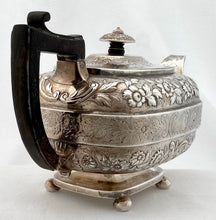 Georgian, George III, Silver Teapot. York 1812, Robert Cattle & James Barber. 22 troy ounces