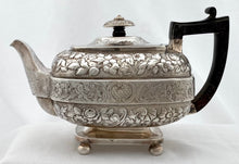 Georgian, George III, Silver Teapot. York 1812, Robert Cattle & James Barber. 22 troy ounces