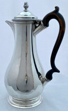 Georgian, George III, Silver Hot Water Jug. London 1776 Augustin Le Sage. 20 troy ounces.