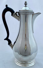 Georgian, George III, Silver Hot Water Jug. London 1776 Augustin Le Sage. 20 troy ounces.