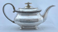 Georgian, George IV, Silver Teapot. Newcastle 1830 Thomas Wheatley. 17.5 troy ounces