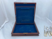 Georgian, George III, Cased Silver & Mother of Pearl Dessert Service for Six. Sheffield 1817 Joseph Rodgers & Son.