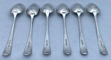 Georgian, George III, Six Scottish Silver Tablespoons. Edinburgh 1797. 13 troy ounces.
