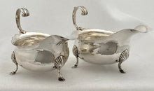 Georgian, George III, Pair of Silver Sauce Boats. London 1762 Benjamin Bickerton. 10 troy ounces.