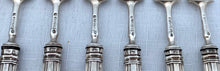 Georgian, George IV, Cased Silver Kings Pattern Dessert Service for Twelve. Sheffield 1822 -1826.
