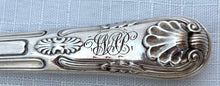 Georgian, George IV, Cased Silver Kings Pattern Dessert Service for Twelve. Sheffield 1822 -1826.