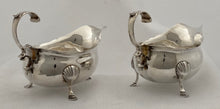 Georgian, George III, Pair of Silver Sauce Boats. London 1762 Benjamin Bickerton. 10 troy ounces.