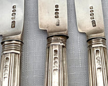 William IV Cased Silver King's Pattern Dessert Knives & Forks for Twelve. Birmingham 1832 George Unite.