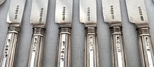 William IV Cased Silver King's Pattern Dessert Knives & Forks for Twelve. Birmingham 1832 George Unite.