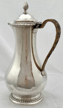 Georgian, George III, Silver Hot Water Jug. London 1774 Andrew Fogelberg. 15.6 troy ounces.