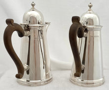 Edward VIII Silver Cafe au Lait Set. London 1936 Crichton Brothers. 38.6 troy ounces.