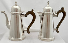 Edward VIII Silver Cafe au Lait Set. London 1936 Crichton Brothers. 38.6 troy ounces.