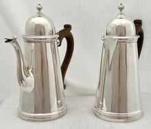 Edward VIII Silver Cafe au Lait Set. London 1936 Crichton Brothers. 38.6 troy ounces.