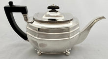 Georgian, George III, Matched Silver Tea Set. London 1808/09. 34 troy ounces.