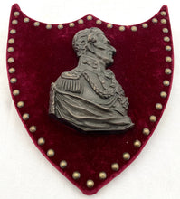 The Duke of Wellington Mounted Portrait Profile Plaque.