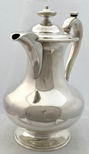 William IV Silver Hot Water Jug. London 1835 Joseph Angell I & John Angell I. 25 troy ounces.