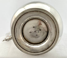 William IV Silver Hot Water Jug. London 1835 Joseph Angell I & John Angell I. 25 troy ounces.