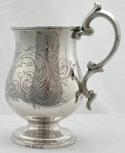 19th Century Indian Colonial Silver Mug. Hamilton & Co. of Calcutta, circa 1860. 7.6 troy ounces.