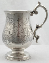 19th Century Indian Colonial Silver Mug. Hamilton & Co. of Calcutta, circa 1860. 7.6 troy ounces.