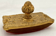 Late 19th Century French Gilt Bronze Aesthetic Desk Set, After E. Gros.