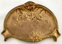 Late 19th Century French Gilt Bronze Aesthetic Desk Set, After E. Gros.