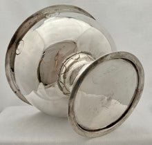 Early Victorian Silver Plated Punch Bowl Inset with Georgian Coins, Circa 1850.