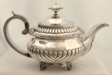 Georgian, George III, Silver Tea Service, York 1819 Barber & Whitwell. 50 troy ounces.