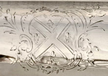 Georgian, George III, Silver Inkstand. London 1762 Edward Aldridge I & Edward Aldridge II. 12.9 troy ounces.