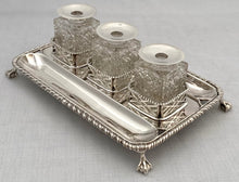Georgian, George III, Silver Inkstand. London 1762 Edward Aldridge I & Edward Aldridge II. 12.9 troy ounces.