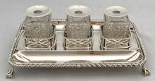 Georgian, George III, Silver Inkstand. London 1762 Edward Aldridge I & Edward Aldridge II. 12.9 troy ounces.