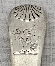 Georgian, George II, Six Hanoverian Pattern Silver Tablespoons. London 1759 Isaac Callard. 16 troy ounces.